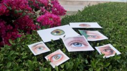 آموزش نقاشی چشم جوان